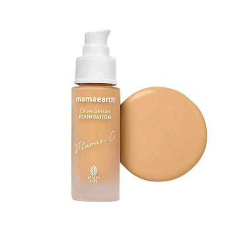 Glow Serum Foundation with Vitamin C & Turmeric for 12-Hour Long Stay - 01 Ivory Glow - 30 ml-NudeGlow